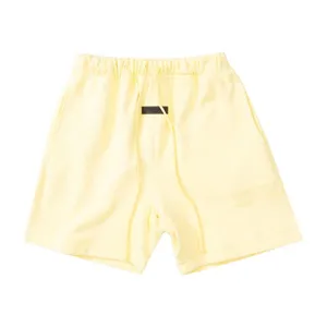 Fear of God Essentials Logo Sweat Shorts naive yellow フィアオブゴッド エッセンシャル ロゴ スウェット ハーフパンツ ナイーブイエロー（Fear of God 115）