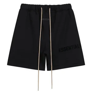 Fear of God Essentials FOG Black Logo Shorts フィアオブゴッド エッセンシャルズ ブラックロゴ ショーツ ハーフパンツ（Fear of God 98）