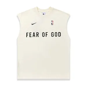 Fear of God x Nike x NBA Sleeveless Shirt Carbon Apricot フィアオブゴッド x ナイキ x NBA ノースリーブシャツ アプリコット（Fear of God 111）