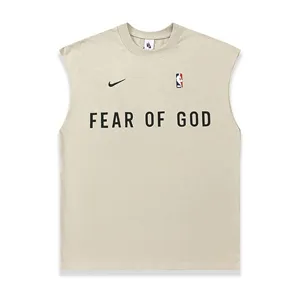 Fear of God x Nike x NBA Sleeveless Shirt Carbon Beige フィアオブゴッド x ナイキ x NBA ノースリーブシャツ ベージュ（Fear of God 110）