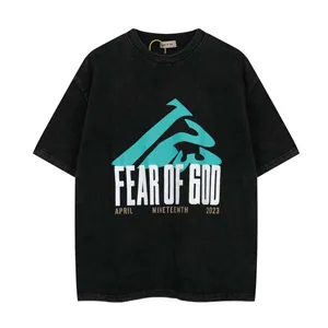Fear of God x RRR123 Los Angeles California Tee フィアオブゴッド x アールアールアール123 コラボ Tシャツ ブラック（Fear of God 99）