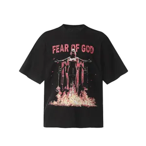 Fear of God Fire Design Tee フィアオブゴッド ファイア デザイン Tシャツ ブラック（Fear of God 70）