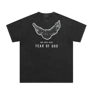 Fear of God Dove Black Pattern Tee フィアオブゴッド ディユー ブラック ピジョン Tシャツ ブラック（Fear of God 60）