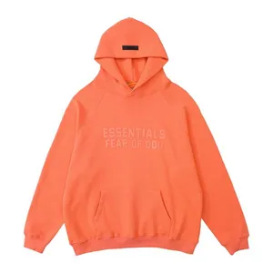 Fear of God Essentials Logo Hoodie Coral フィアオブゴッド エッセンシャル ロゴ パーカー コーラル（Fear of God 128）