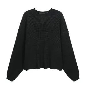 Fear of God Essentials Heavy Wafflw Knit フィアオブゴッド エッセンシャルズ ヘビー ワッフル ニット ブラック（Fear of God 19）