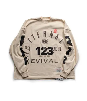 Fear of God x RRR123 Revival LongSleeve Tee Ivory フィアオブゴッド x アールアールアールワンツースリー リバイバル ロンT アイボリー（Fear of God 133）