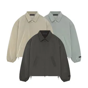 Fear of God Essentials Crinkle Nylon Bomber Jacket フィアオブゴッド エッセンシャルズ クリンキー ナイロン ボンバージャケット 3色（Fear of God 9）