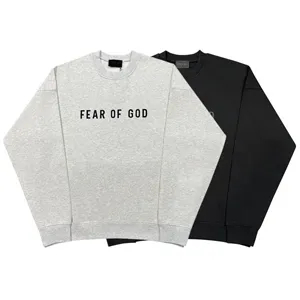 Fear of God Essentials Crewneck Sweat Shirts フィアオブゴッド エッセンシャルズ クルーネック スウェット ブラックとグレー（Fear of God 52）