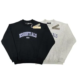 Fear of God Essentials USA Sweat Shirt フィアオブゴッド エッセンシャルズ USA スウェット シャツ ブラックとグレー （Fear of God 33）
