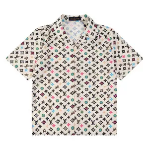 Louis Vuitton Color Monogram Design Shirt ルイヴィトン カラー モノグラム デザイン シャツ ホワイト（Louis Vuitton 58）