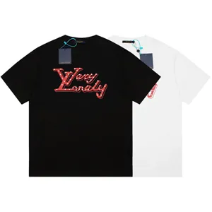 Louis Vuitton Polka Dot Logo Tee ルイヴィトン ポルカ ドット ロゴ Tシャツ ブラックとホワイト（Louis Vuitton 52）