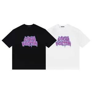 Louis Vuitton Color Graphic LV Paint Tee ルイヴィトン カラー グラフィック LV ペイント Tシャツ ブラックとホワイト 2色（Louis Vuitton 10）