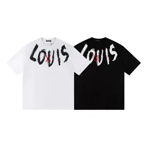 Louis Vuitton LV Embroidery Tee ルイヴィトン LV エンブロイダリー Tシャツ ブラックとホワイト 2色（Louis Vuitton 9）