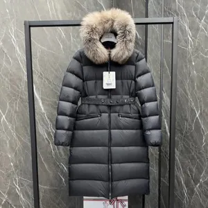 Moncler Boedic Ladies Long Down Jacket Black モンクレール ボエディック レディース ロングダウンジャケット ブラック（Moncler 7）