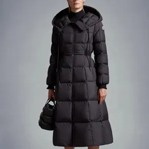 Moncler Faucon Ladies Long Down Coat Black モンクレール フォーコン レディース ロングダウンコート ブラックI20931C0001954A81999（Moncler 5）