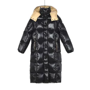 Moncler PARANA Womens Long Down Jacket モンクレール パラナ レディース ロング ダウンジャケット ブラック（Moncler 28）