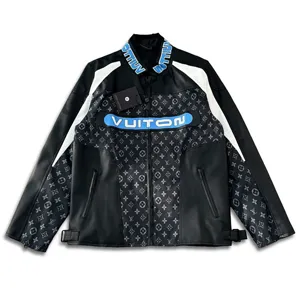 Louis Vuitton Monogram Leather Jacket ルイヴィトン モノグラム レザー ジャケット ブラック（Louis Vuitton 33）