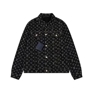Louis Vuitton Monogram Denim Jacketルイヴィトン モノグラム デニム ジャケット ブラック（Louis Vuitton 1）