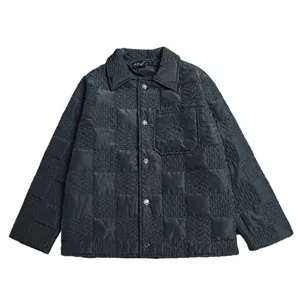 Louis Vuitton Damier Quilted Nylon Overshirt ルイヴィトン ダミエ キルテッド ナイロン オーバーシャツ ブラック（Louis Vuitton 28）