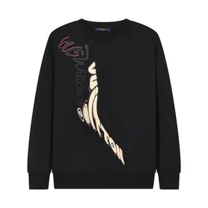 Louis Vuitton Curve Logo Sweat ルイスヴィトン カーブ ロゴ スウェット ブラック（Louis Vuitton 103）