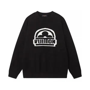 Louis Vuitton Flower Logo Design Knit ルイヴィトン フラワー ロゴ デザイン ニット ブラック（Louis Vuitton 49）