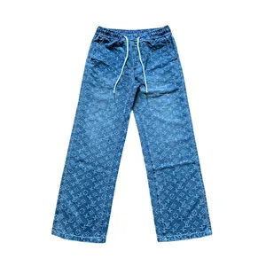 Louis Vuitton Monogram Cotton Easy Pants Washed Blue ルイヴィトン モノグラム コットン イージー パンツ ウォッシュド ブルー（Louis Vuitton 23）