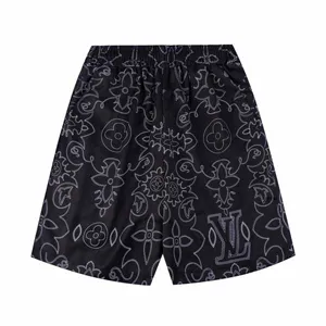 Louis Vuitton Monogram Seal Print Shorts ルイヴィトン モノグラム シール プリント ショーツ ブラック（Louis Vuitton 59）