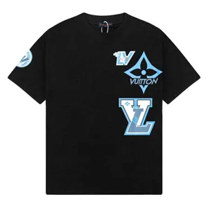 Louis Vuitton 23SS Print Design Tee ルイヴィトン 23SS プリント デザイン Tシャツ ブラック（Louis Vuitton 92）