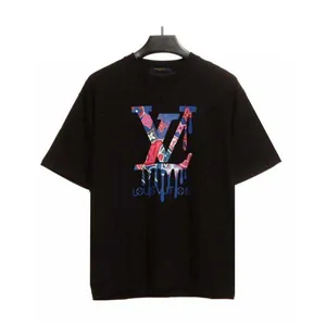 Louis Vuitton LV Monogram Paint Print Tee ルイヴィトン LV モノグラム ペイント プリント Tシャツ ブラック（Louis Vuitton 84）