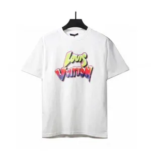 Louis Vuitton 3D Rainbow Alphabet Print Tee ルイヴィトン LV 3D レインボー アルファベット プリント Tシャツ ホワイト（Louis Vuitton 71）