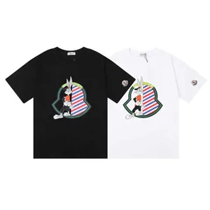 Moncler x Bugs Bunny Baseball Print Tee モンクレール x バッグス バニー ベースボール プリント Tシャツ ブラックとホワイト 2色（Moncler 63）