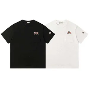 Moncler Chest Pocket Design Tee モンクレール チェスト ポケット デザイン Tシャツ ブラックとホワイト 2色（Moncler 51）