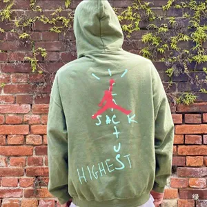 Nike Air Jordan x Travis Scott Cactus Jack Khaki Hoodie ナイキ エアジョーダン x トラビススコット カクタスジャック パーカー（Nike 27）