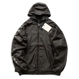 Moncler Zip-Up Arm Graphic Hood Jacket モンクレール ジップアップ アーム グラフィック パーカー ジャケット ブラック（Moncler 24）