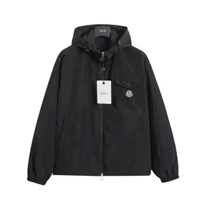 Moncler Kona Windbreaker モンクレール コナ ウインドブレーカー ナイロンジャケット ブラック（Moncler 30）