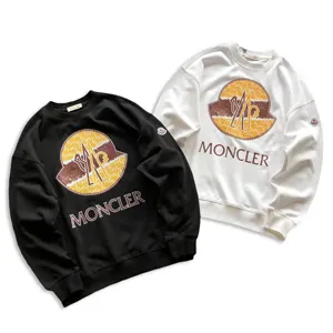 Moncler Logo Print Sweat Shirt モンクレール ロゴ プリント スウェット ブラックとホワイト 2色（Moncler 20）
