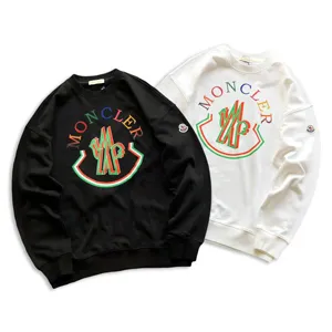 Moncler Color Logo Print Sweat Shirt モンクレール カラー ロゴ プリント スウェット ブラックとホワイト 2色（Moncler 17）