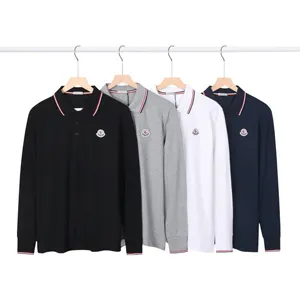 Moncler L/S Polo Shirt モンクレール ロングスリーブ ポロシャツ 4色（Moncler 33）