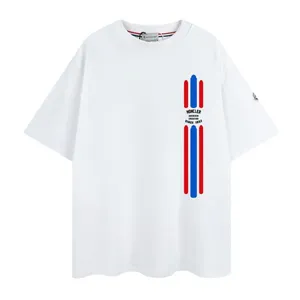 Moncler Line Print Tee モンクレール ラインデザイン Tシャツ ホワイト（Moncler 111）