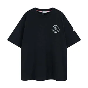 Moncler Chest Logo Tee モンクレール チェスト ロゴ Tシャツ ブラック（Moncler 75）