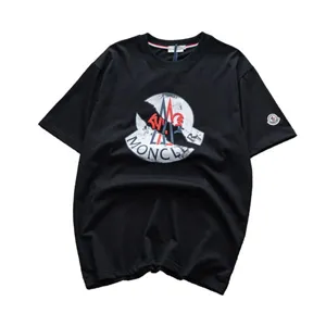 Moncler Logo Print Tee モンクレール ロゴ プリント Tシャツ ブラック（Moncler 115）