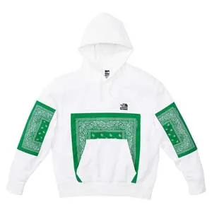 Supreme x The North Face Bandanna Sweat Parker シュプリーム x ノースフェイス バンダナ スウェット パーカー ホワイト（The North Face 9）