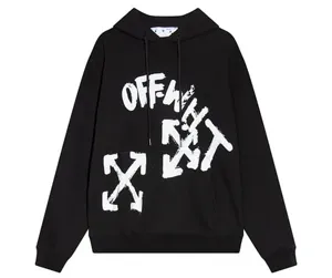 Off-White 22FW Arrows-print Hoodie Black オフホワイト アローズプリント パーカー ブラック（Off-White 78）