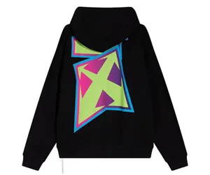 Off-White 22FW Degrade Thunder Skate Arrows Hoodie オフホワイト デグレイドサンダー アローズ パーカー ブラック（Off-White 76）