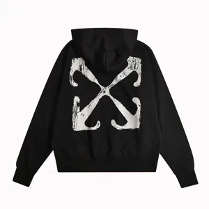 Off-White Scratch Arrow Skate Hoodie オフホワイト スケッチ アロー スケート パーカー ブラック（Off-White 48）