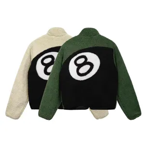 Stussy Reversible 8 Ball Fleece Jacket ステューシー リバーシブル 8ボール フリースジャケット 2色（Stussy 73）
