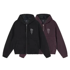 Stussy Canvas Insulated Work Zip-Up Parker ステューシー キャンバス インシュレーテッド ワーク ジップアップ パーカー 2色（Stussy 18）
