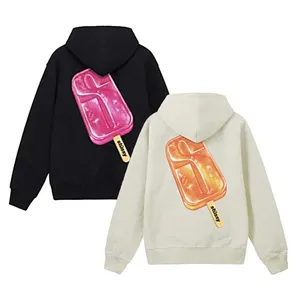 Stussy 23SS Diced Popsicle ステューシー ポップアイス パーカー ブラックとホワイト 2色（Stussy 99）