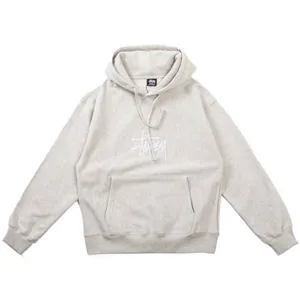 Stussy Chest Center Logo Parker ステューシー チェスト センター ロゴ パーカー グレー（Stussy 90）