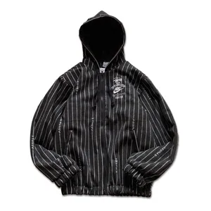 Stussy x Nike Striped Wool Jacket ステューシー x ナイキ ストライプ ウールジャケット ブラック（Stussy 61）